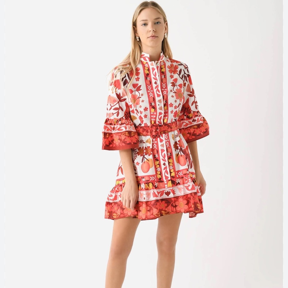 NWT FARM Rio Romantic Orchard Mini Dress Size L NEW NWT THANKSGIVING